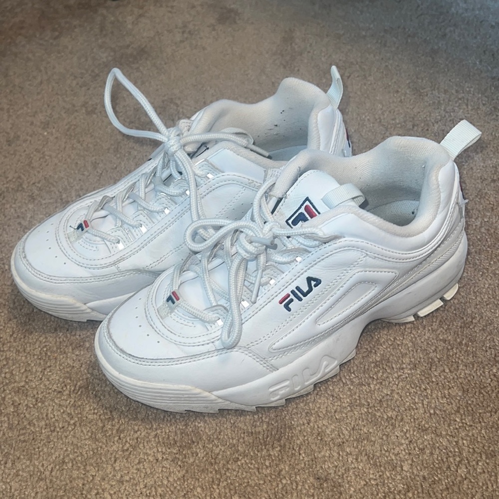 WOMEN'S FILA DISRUPTOR II PREMIUM SNEAKERS size 8.5
